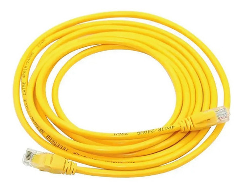 Cable De Red Rj45 Cat 6e 20 Metros Internet Ethernet Armado 