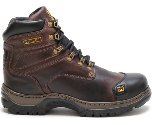 Bota Coturno Adventure Caterpillar 2189 Couro Pronta Entrega