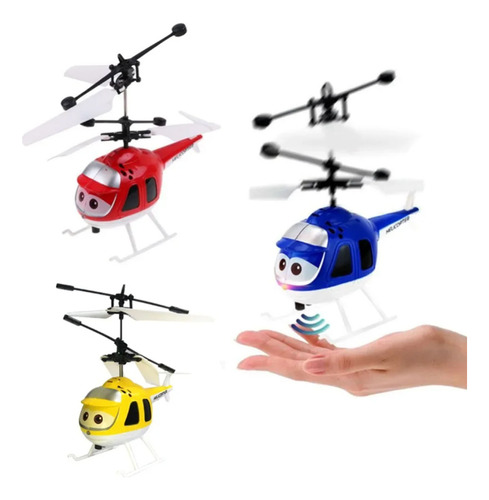 Helicóptero Infantil C/ Sensor Luz Mini Drone C/ Controle