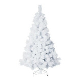 Árvore Pinheiro Branco De Natal 1,80m Modelo Luxo 420 Galhos Cor Branco-a0118b