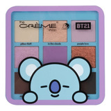 Paleta De 9 Sombras Bts The Creme Shop X Bt21 Coreano Color De La Sombra Koya