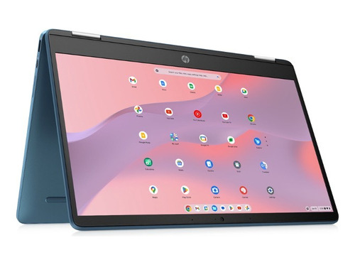 Hp Chromebook X360 14 : Toque Y Estilo En Azul Teal