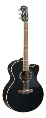 Yamaha Cpx700ii Bl Guitarra Electroacústica Negra Brillante