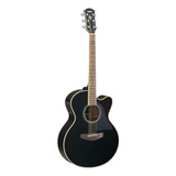 Yamaha Cpx700ii Bl Guitarra Electroacústica Negra Brillante