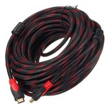 Cable Hdmi 15 Metros Mts Full Hd Blindado Y Enmallado