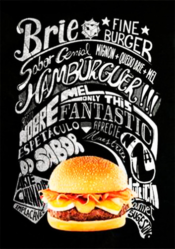 Placas Decorativas Quadrinhos Burger