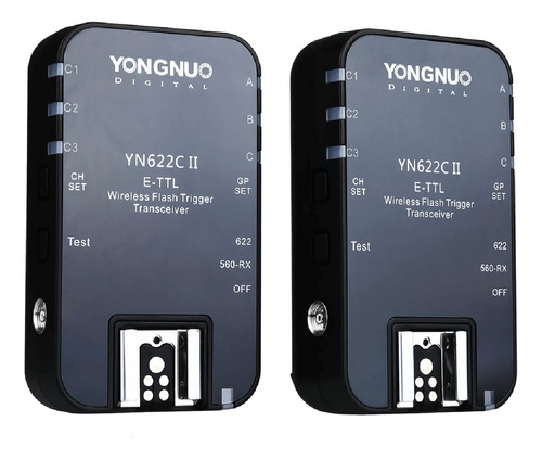 Kit Rádio Flash Yongnuo Yn622c Ii E-ttl Transmissor Receptor