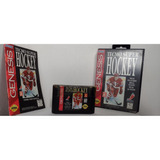 Tecmo Super Hockey Raridade Mega Drive/genesis C/caixa E  Ma