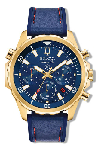Reloj Bulova Marine Star Original Con Cronógrafo 97b168