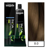  Loreal Inoa Tintura 60 G ( Los Tonos ) Tono 8.0 Rubio Claro Profundo