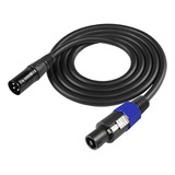 Xmsjsiy Cable Speakon A Xlr Audio Jack Speakon Macho A Xlr 3