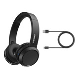 Audifono Philips Over-ear Bluetooth, Tah4205bk; Electrotom Color Negro