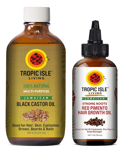 Aceite De Ricino Negro Jamaicano De Tropic Isle Living  8 On