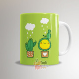 Taza De Cerámica Día Del Amigo - Cactus