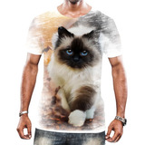 Camiseta Camisa Felinos Gatos Persas Raça Pura Animais Hd 1