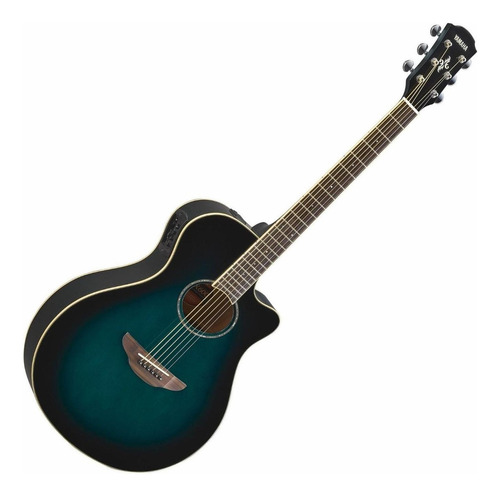 Yamaha Apx600 Guitarra Electroacústica Oriental Blue Burst