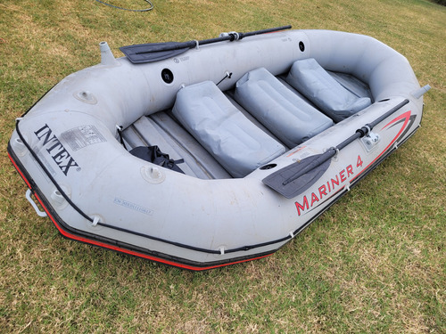 Intex Mariner 4 4person Juego De Bote Inflable Con Remos