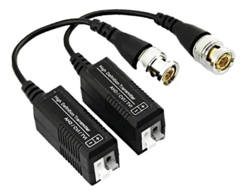 Balun Pasivo Video Bnc A Utp Cctv Cámaras 8mp 1080p