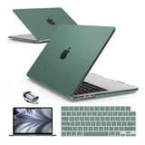 Funda Ibenzer Para Macbook Air 13 M2 + C/teclado Gris Verd