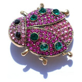 Broche Insecto Mariquita Mujer Joyas