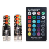 Bombillos Led T10 Multicolor, Programable Con Control, 5w 