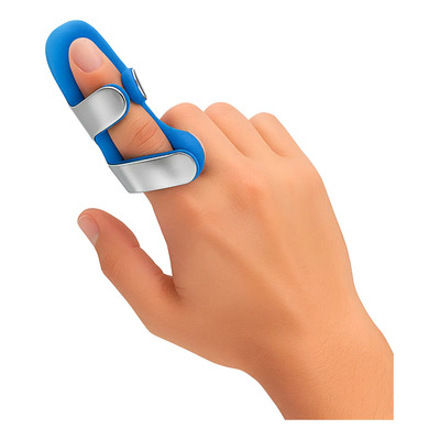 Férula Para Dedo Tipo Rana Ajustable Inmoviliza Y Estabiliza Azul L | MercadoLibre