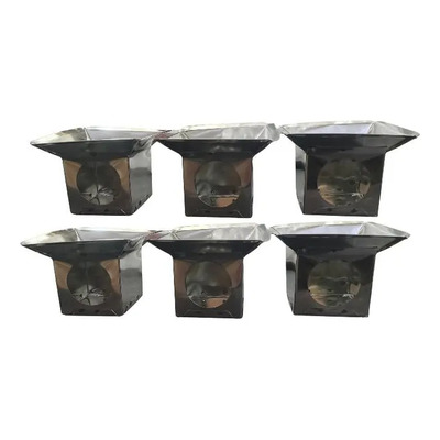6 Mini Anafres De 13 Cm De Ancho X 10 Cm De Alto | Envío gratis