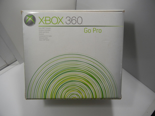 Somente A Caixa Vazia Original X- Box 360 Go Pro