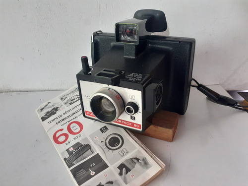 Antiga Câmera Polaroid Colorpack 80 Anos '70' (com Manual)