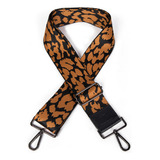 Correa Strap Cartera Fresno Leopardo Caramelo Calu