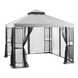 Toldo Pergola Metalico Exterior 3x3 Premium Uniones Metal