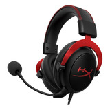 Fone De Ouvido Hyperx Cloud Ii Headset Gaming Preto Vermelho