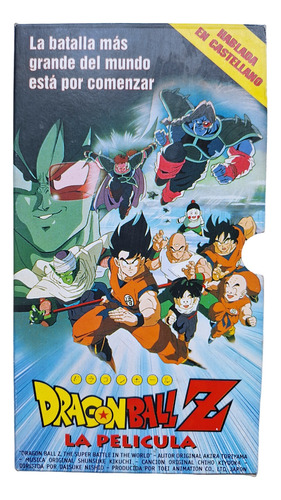 Vhs Original Usado Dragon Ball Z La Película *