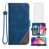 Funda Samsung Galaxy A70 Asuwish Wallet Blue