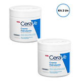 Kit Com 2 Creme Loção Neutro Hidratante Corpo  Cerave 453g