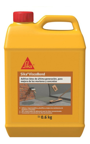 Sika Viscobond Aditivo Látex Para Morteros X 0.6 Kg