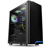 Gabinete Thermaltake Tt H100 Tg Led Azul Templado Pcreg