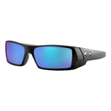 Anteojos De Sol Polarizados Oakley Gascan Standard Con Marco De O Matter Color Matte Black, Lente Sapphire De Plutonite Prizm, Varilla Matte Black De O Matter - Oo9014