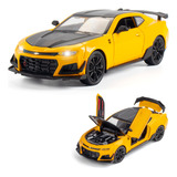 Transformers Chevrolet Bumblebee Camaro Miniatura Metal Car