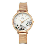 Reloj Q&q Análogo Mujer Qz67-011