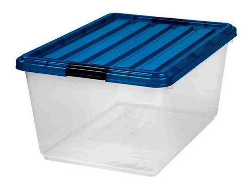 Caja Decorativa De Iris  Cb-38  Color Transparente   54cm De Largo X   39cm De Ancho X   27cm De Alto  Pack X 6 Unidades