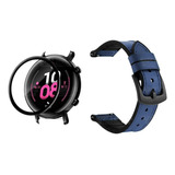 Manilla Cuero Y Vidrio Nano Smartwatch Para Huawei Gt2 42mm