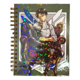 Cuaderno Levi Ackerman Holográfico Shingeki No Kyojin Anime