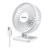 Ventilador De Escritorio Gaiatop 3 Velocidades Mini Blanco