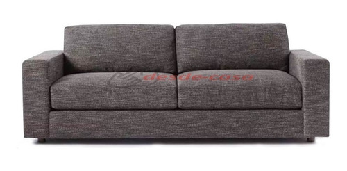Sillon Sofa Roma Cubo 2 Cuerpos 1,6mts Chenille Premium 