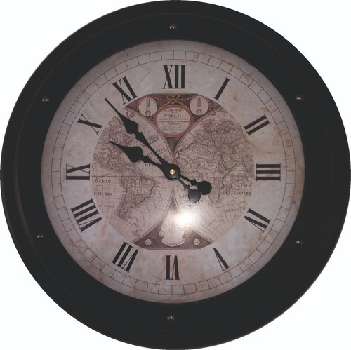 Reloj De Pared Grande Vintage Moderno 50 Cm Gigante 