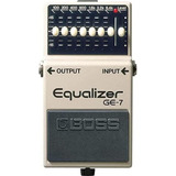 Pedal Boss Ge-7: Ecualización De 7 Bandas.