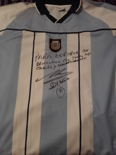Camiseta Maradona Firmada