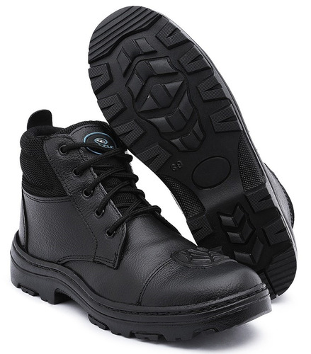 Botina Bota Masculina Estilo Motociclista Couro Resistente 