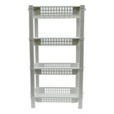 Carro Organizador 4 Niveles Blanco 22x43x60 Cms San Bernardo